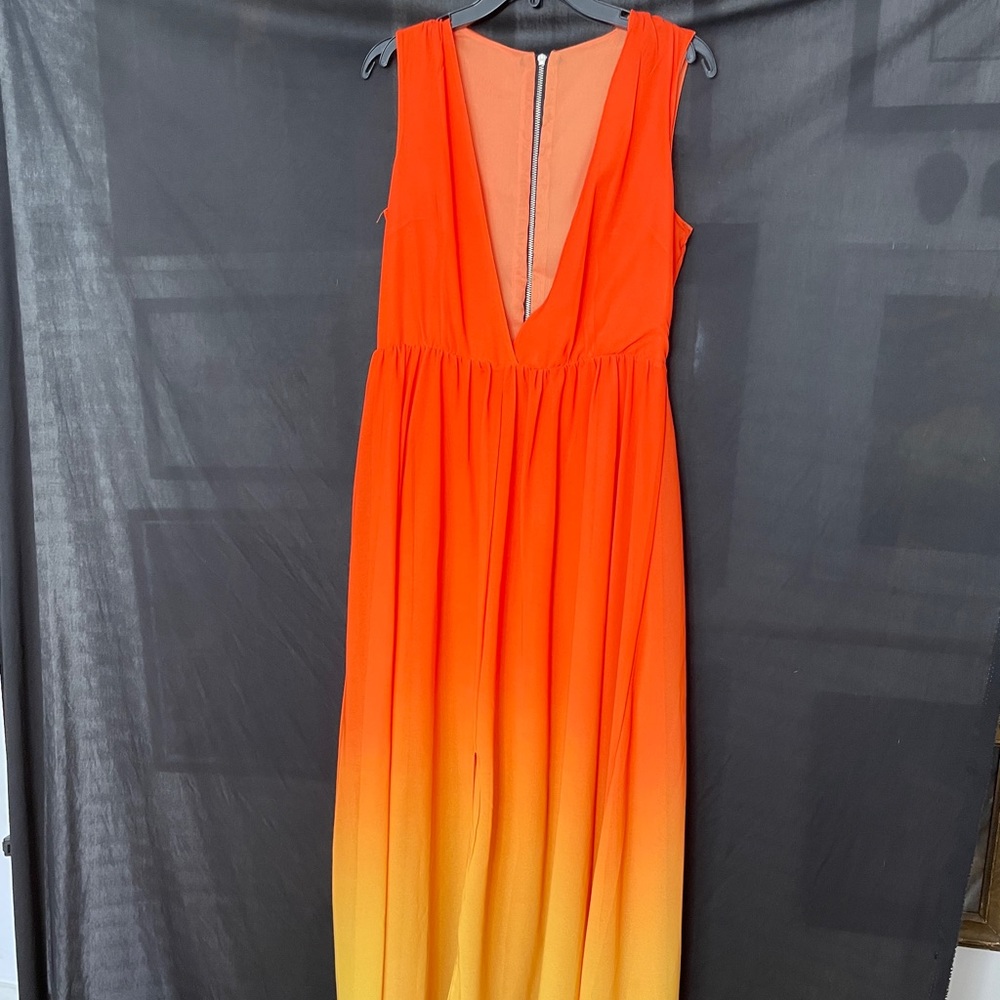 Zaful Ombré dress Orange to Yellow